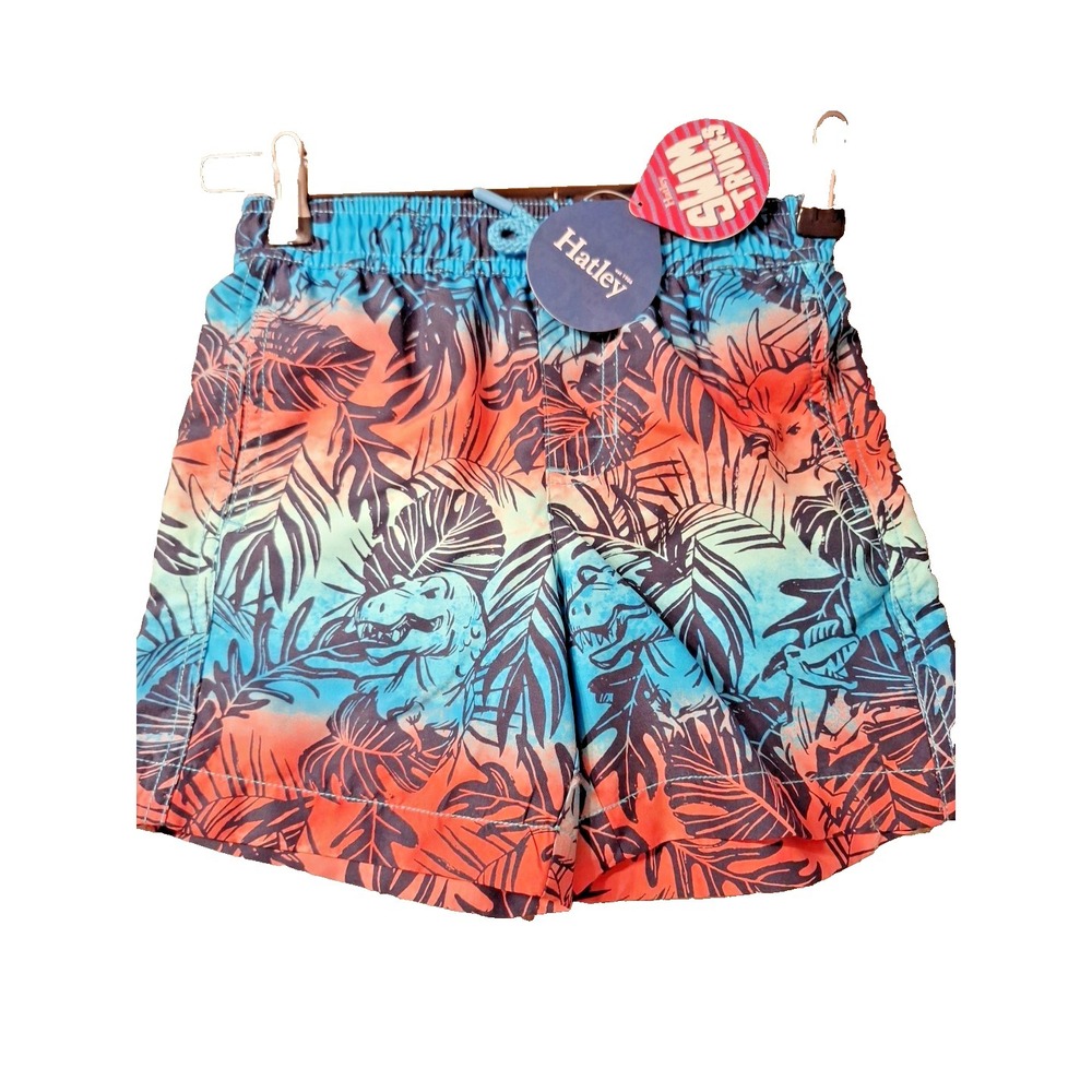 Hatley Jungle Dinos  Size 4 Swim Trunks NWT